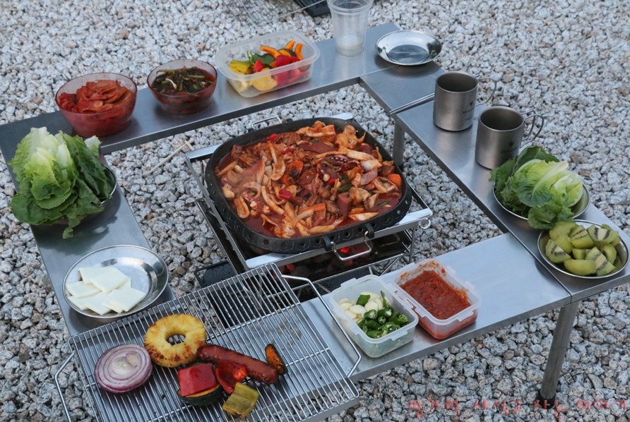 Bàn quây BBQ Campingmoon T-500