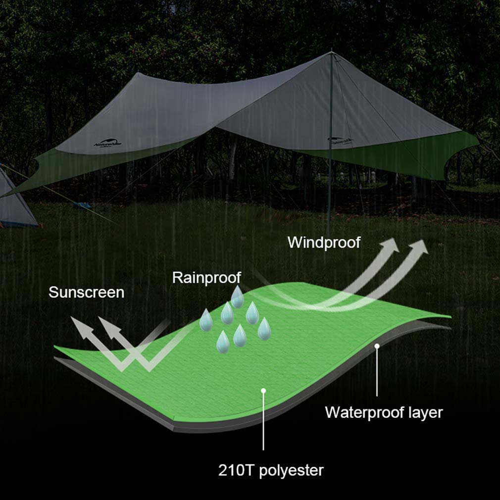 Naturehike Sunrise Hexagonal Tarps 2