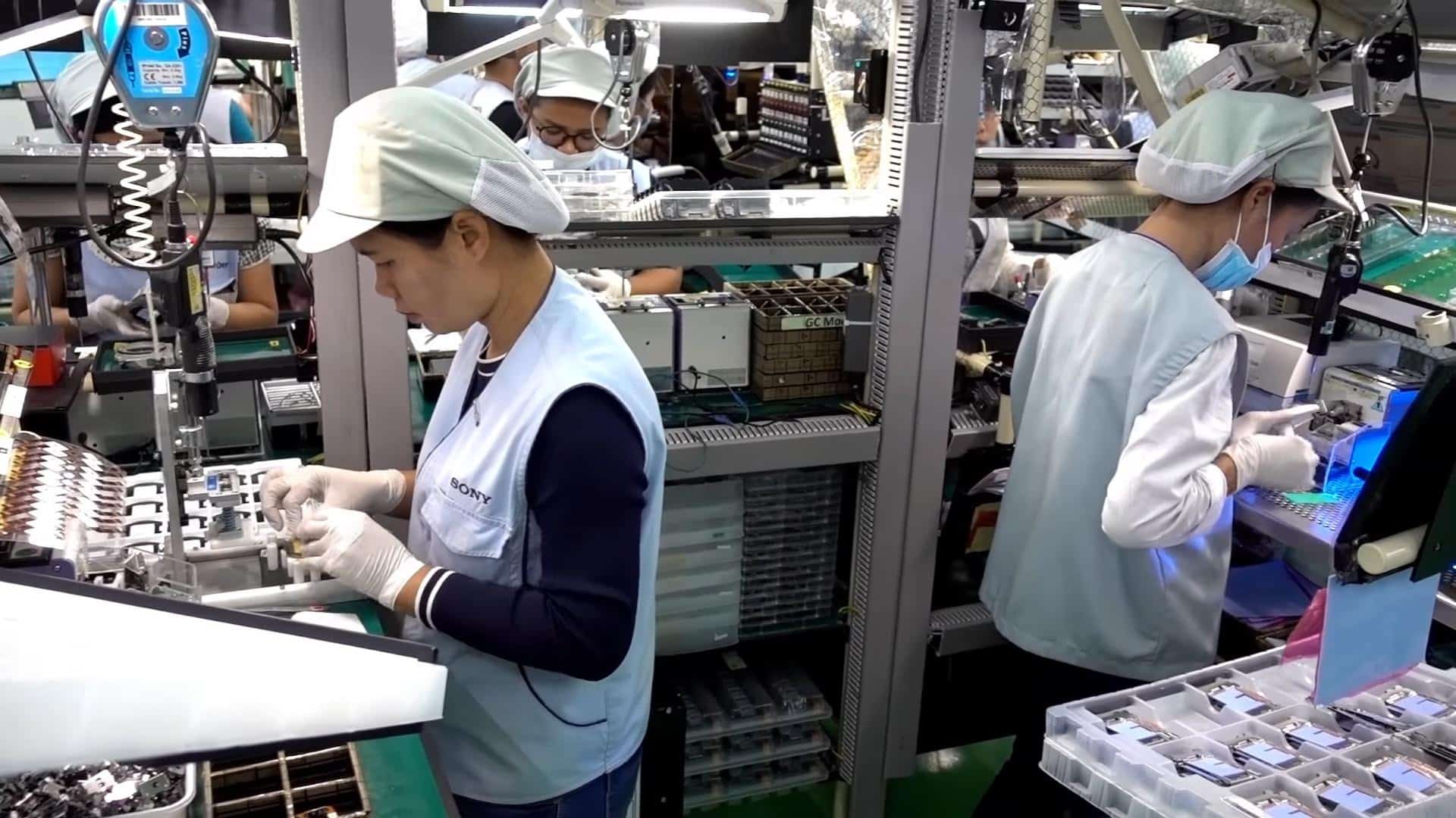 Sony camera factory