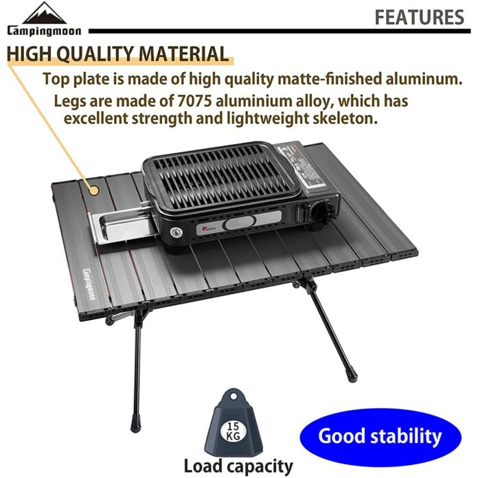 Bàn xếp dã ngoại Campingmoon T-520 hợp kim nhôm