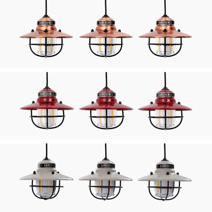 Bộ ba đèn dây Barebone Edison Pendant String Lights