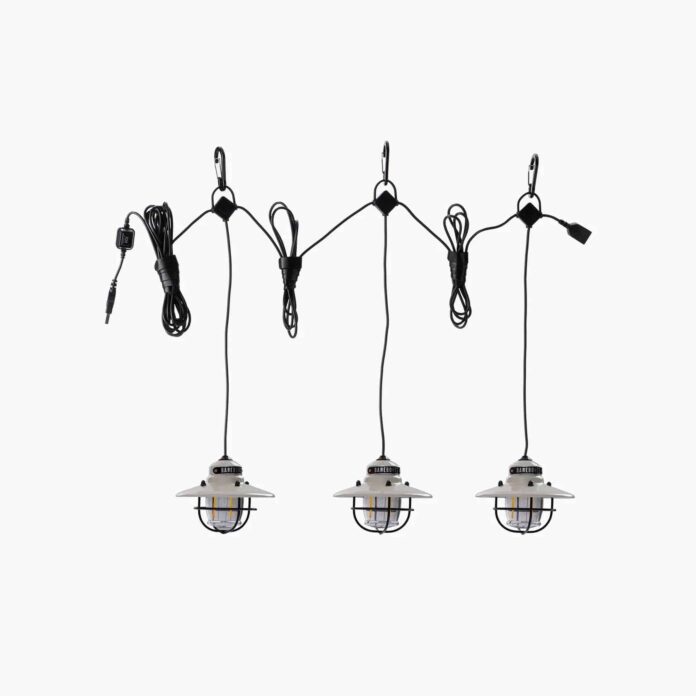 Bộ ba đèn dây Barebone Edison Pendant String Lights