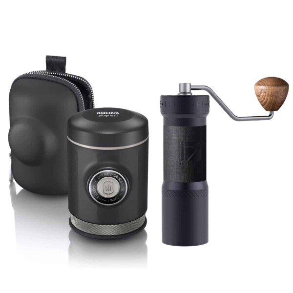Bộ dụng cụ pha cà phê Wacaco Picopresso và cối xay 1Zpresso K-Max