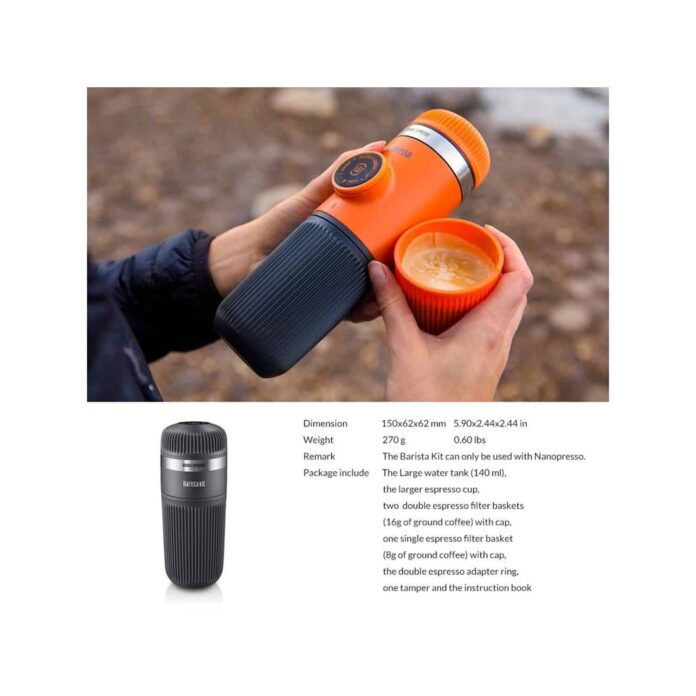 Bộ phụ kiện tăng dung tích cà phê Wacaco Barista Kit cho Nanopresso
