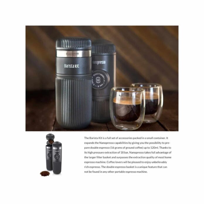 Bộ phụ kiện tăng dung tích cà phê Wacaco Barista Kit cho Nanopresso