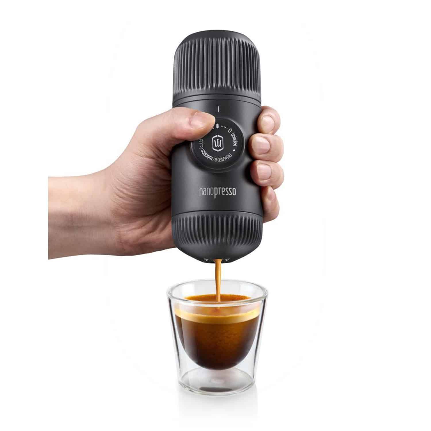 Dụng cụ pha espresso bằng tay Wacaco Nanopresso Elements (White)