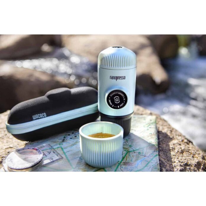 Dụng cụ pha espresso bằng tay Wacaco Nanopresso Elements (Blue)
