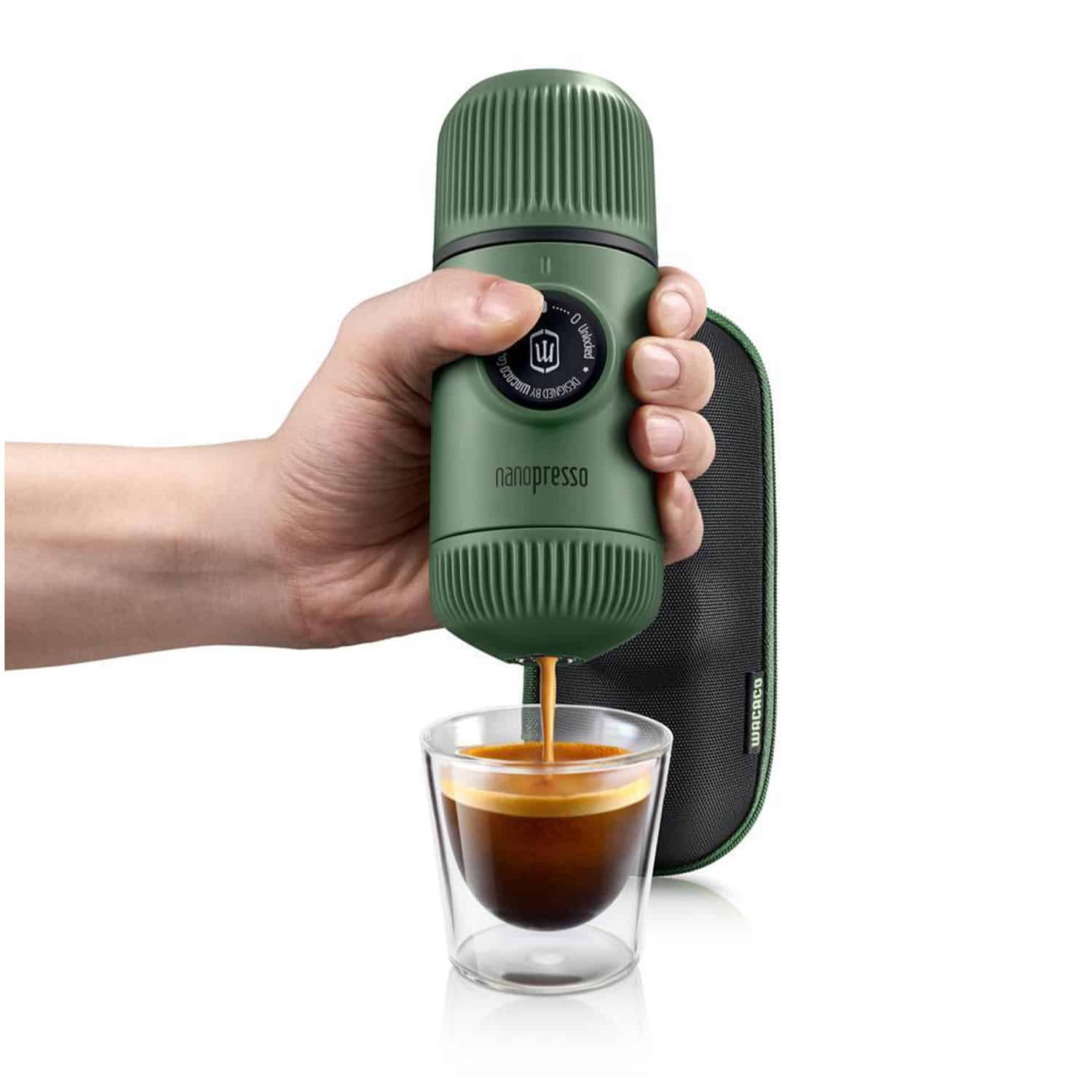 Dụng cụ pha espresso bằng tay Wacaco Nanopresso Elements (Black)