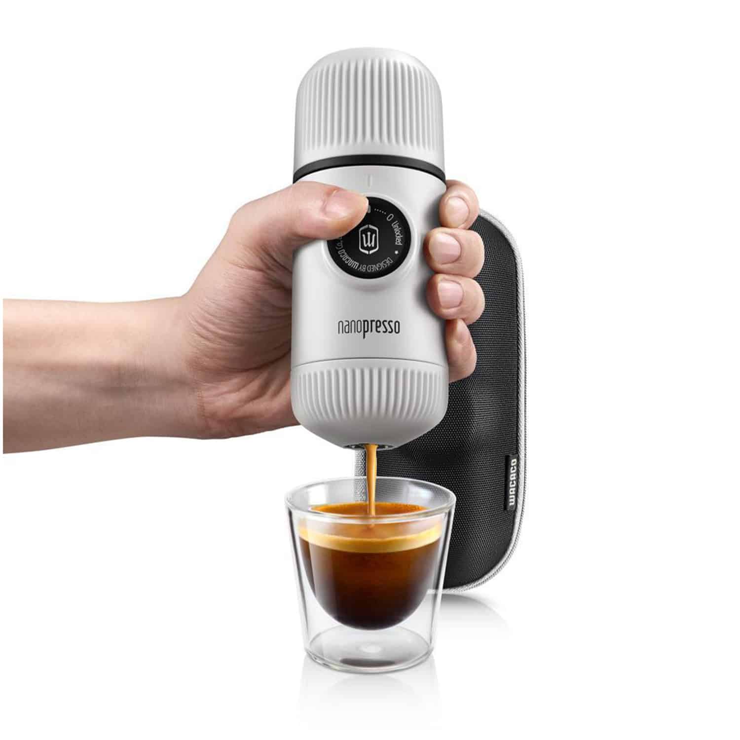 Dụng cụ pha espresso bằng tay Wacaco Nanopresso Elements (Blue)