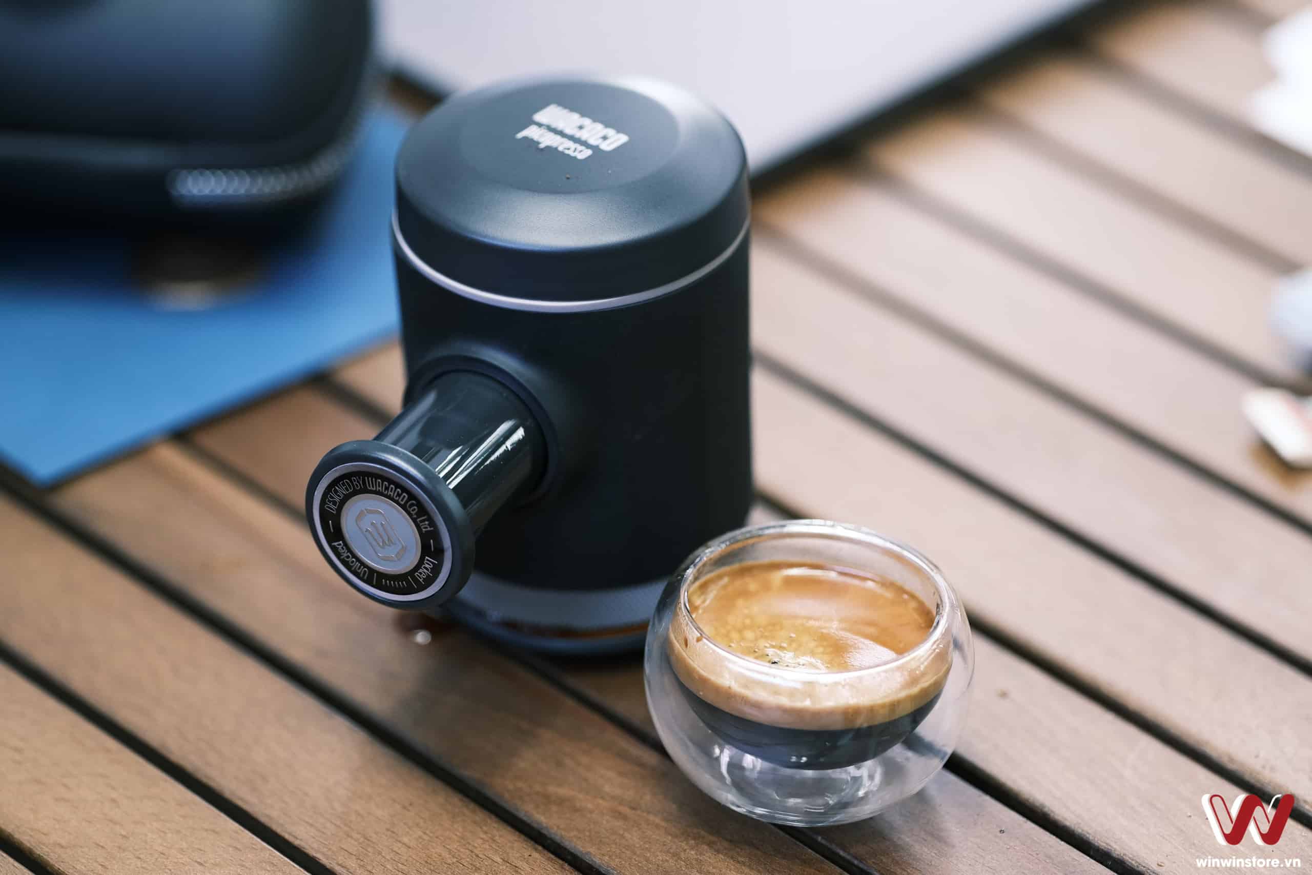 Bộ dụng cụ pha cà phê Wacaco Picopresso và cối xay 1Zpresso K-Max