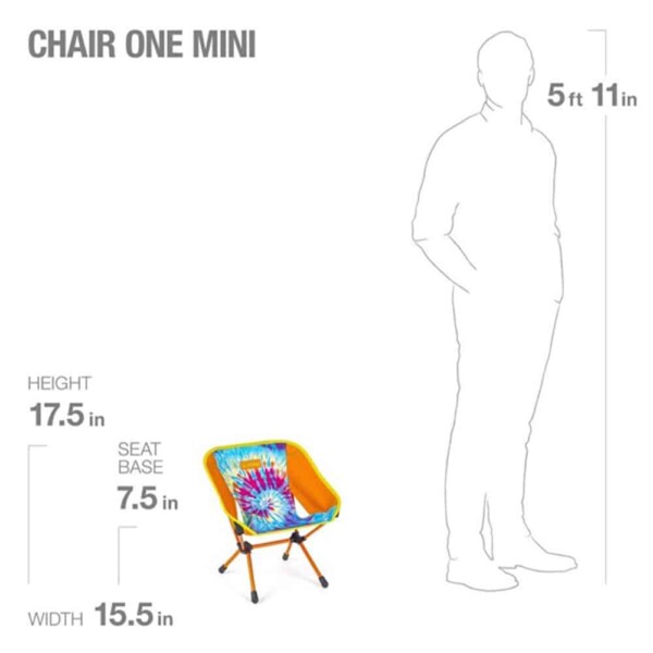 Ghế xếp dã ngoại Helinox Chair One Mini (Tie Dye)