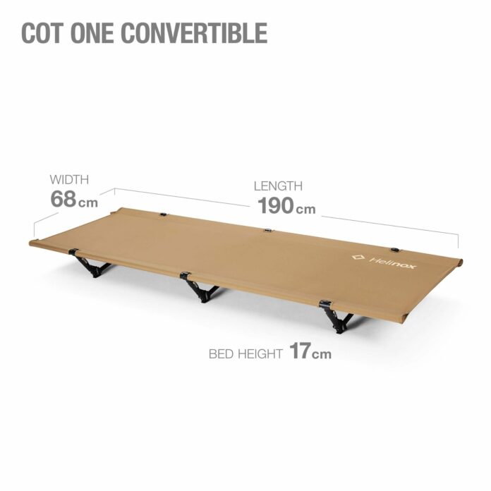Giường xếp dã ngoại Helinox Cot One Convertible (Coyote Tan)