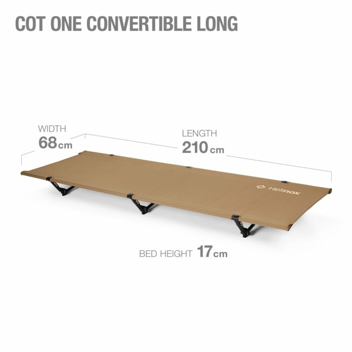 Giường xếp dã ngoại Helinox Cot One Convertible Long (Coyote Tan)