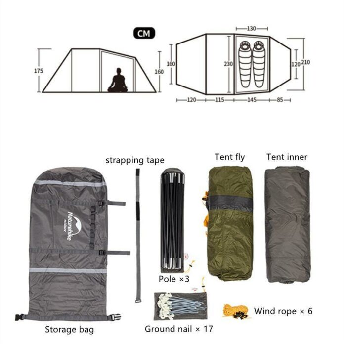 Tăng dã ngoại Naturehike 8-10 người Moraine Awning UPF50+ (NH19TM004)