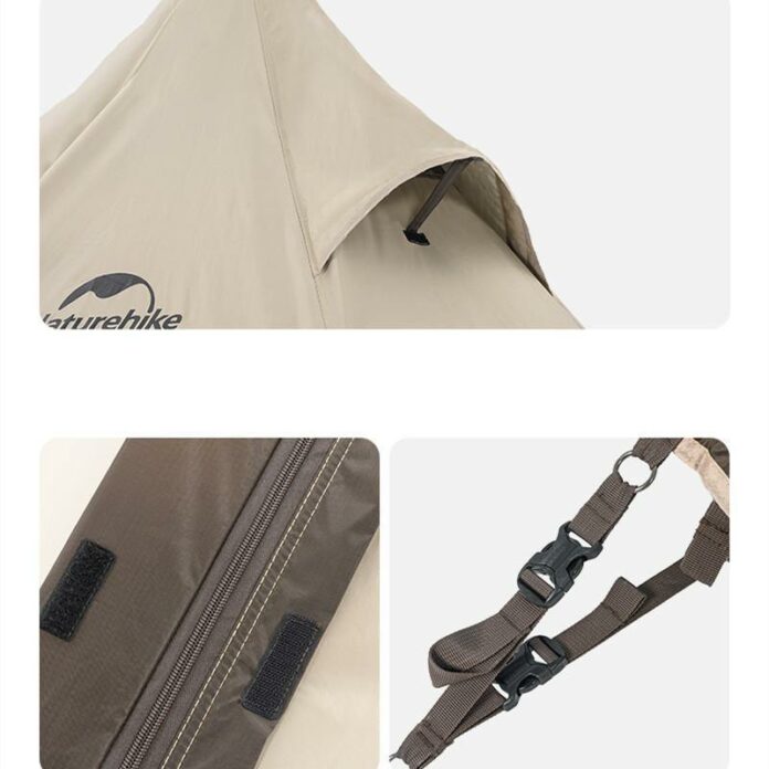 Lều cắm trại Naturehike 4-6 người có mái che (NH20ZP013)