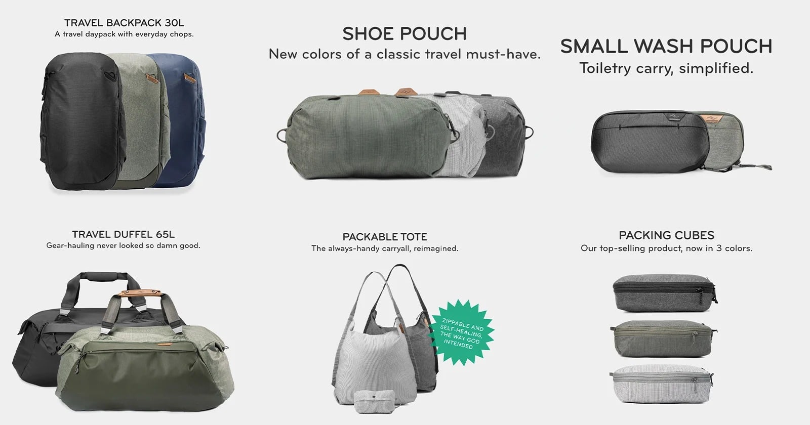 Peak Design New Bag Offerings