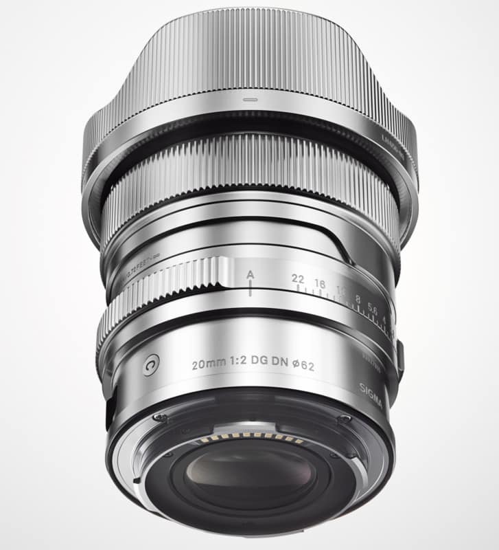 Sigma ra mắt ống kính 20mm F2 DG DN cao cấp dành cho Sony E và Leica L, vẫn chưa có ống kính ngàm X!