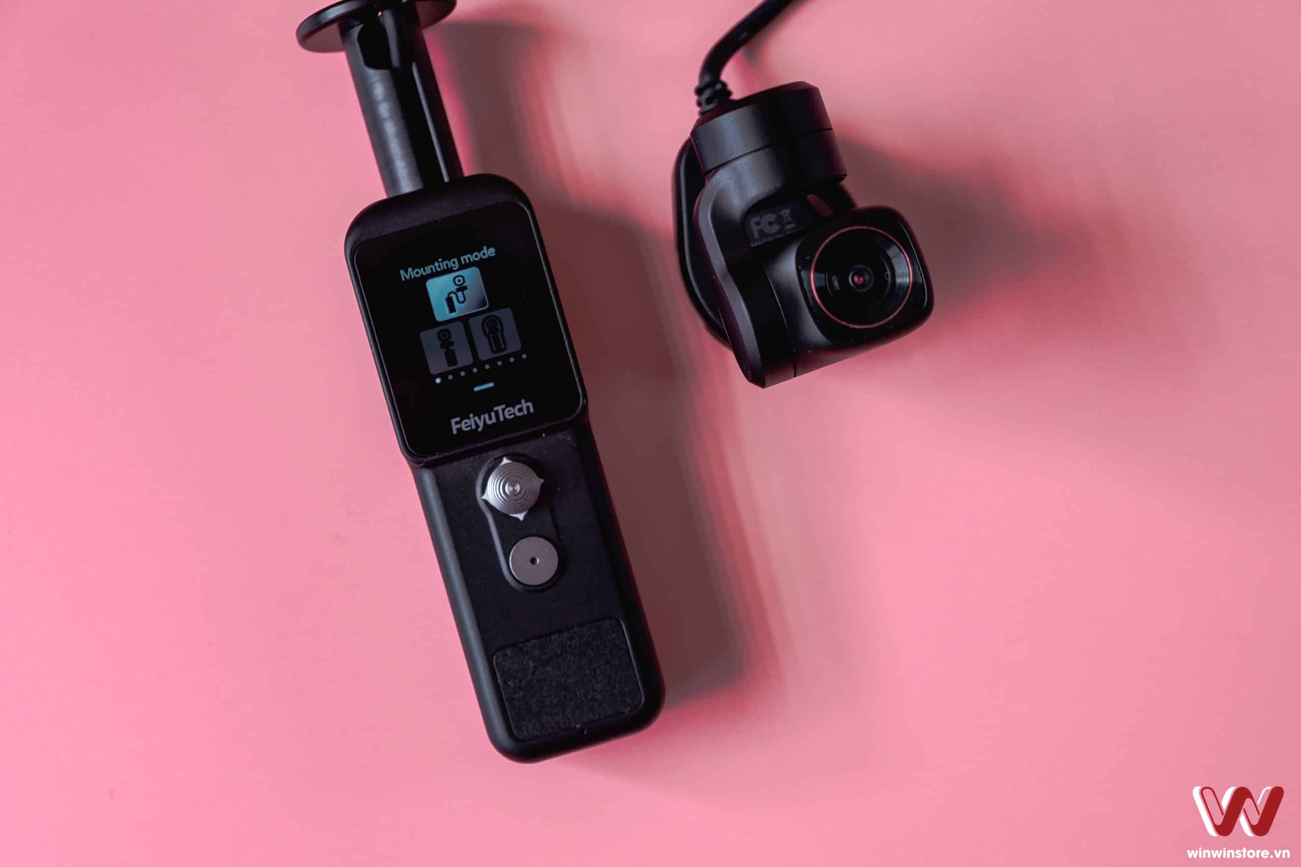 Trên tay camera hành trình tích hợp gimbal Feiyu Pocket 2S: Thiết kế thú vị và độc đáo, một chút đa năng hơn so với Pocket 2