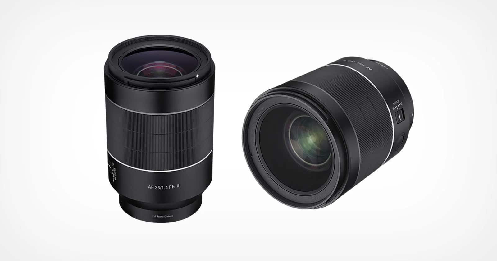 Samyang ra mắt ống kính AF 35mm F1.4 FE II cho Sony ngàm E