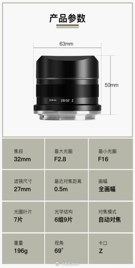 TTArtisan sắp ra mắt ống kính AF 32mm F2.8 mới cho Fujifilm