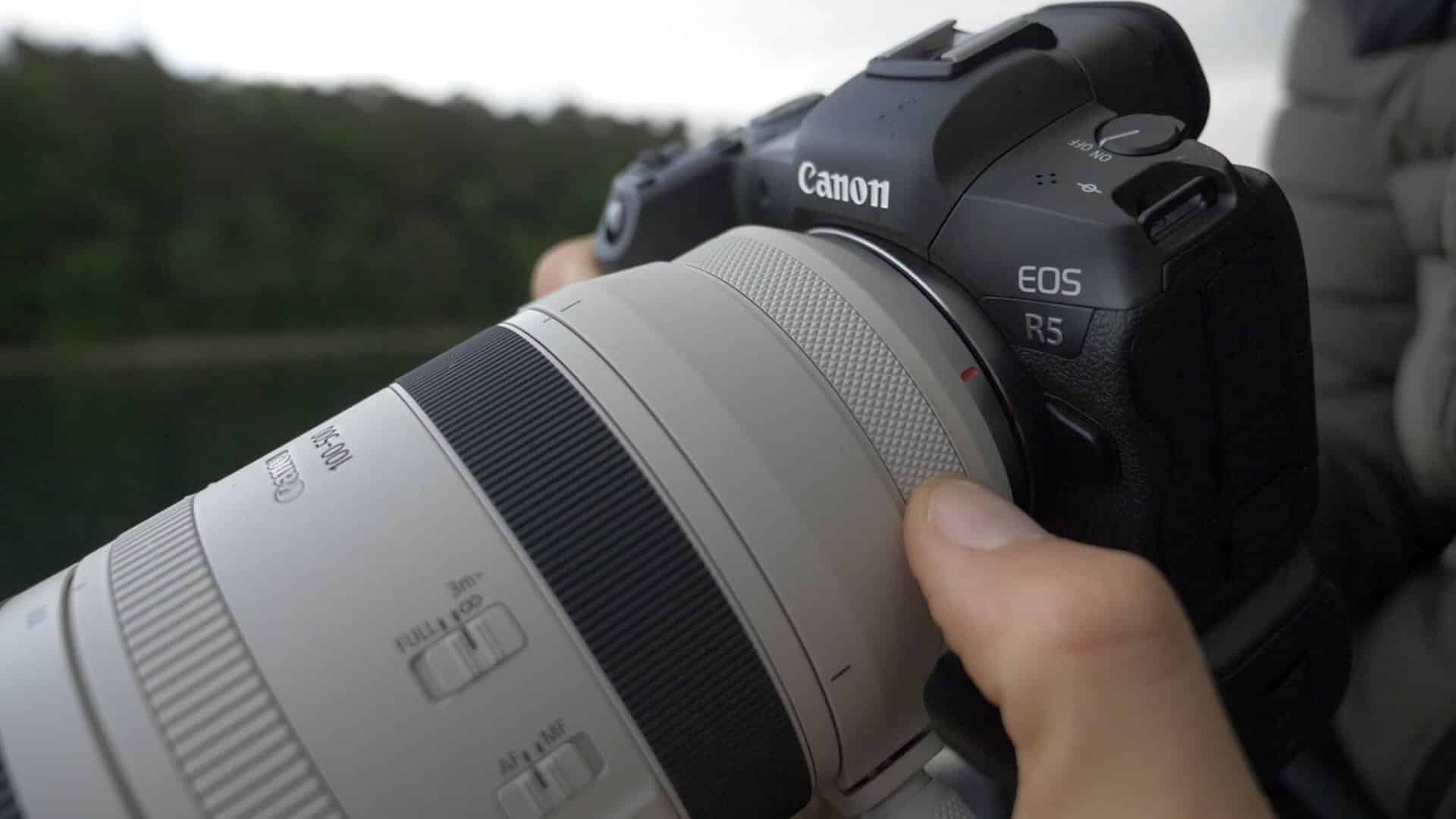 Ống kính Canon RF 100-500mm F4.5-7.1 L IS USM
