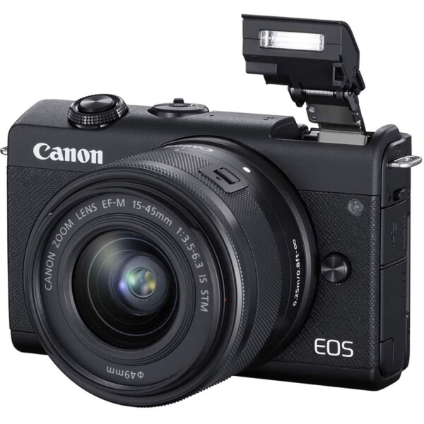 Máy ảnh Canon EOS M200 với ống kính 15-45mm (Black)