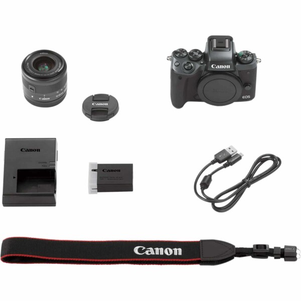 Máy ảnh Canon EOS M5 với ống kính 15-45mm