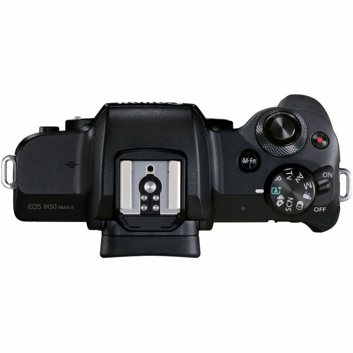 Máy ảnh Canon EOS M50 Mark II với ống kính 15-45mm (Black)