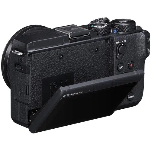 Máy ảnh Canon EOS M6 Mark II với ống kính 15-45mm (Black)