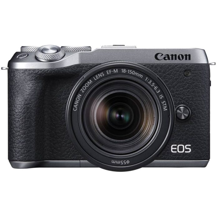 Máy ảnh Canon EOS M6 Mark II với ống kính 18-150mm (Silver)