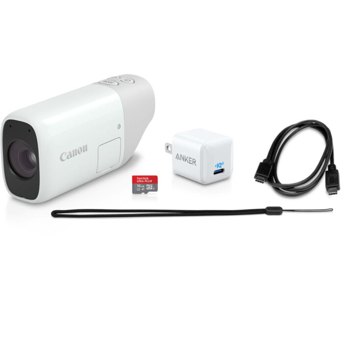 Máy ảnh du lịch Canon Powershot ZOOM (White)