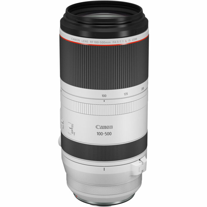 Ống kính Canon RF 100-500mm F4.5-7.1 L IS USM