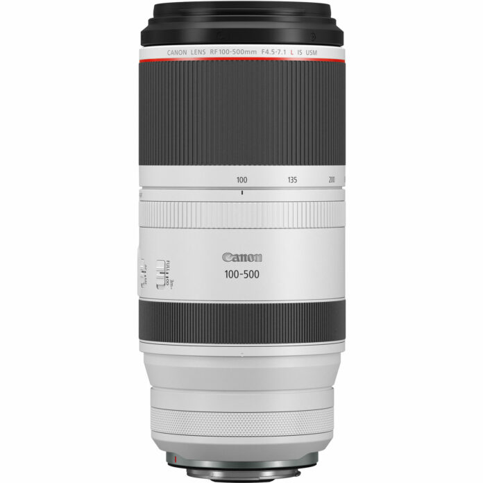Ống kính Canon RF 100-500mm F4.5-7.1 L IS USM
