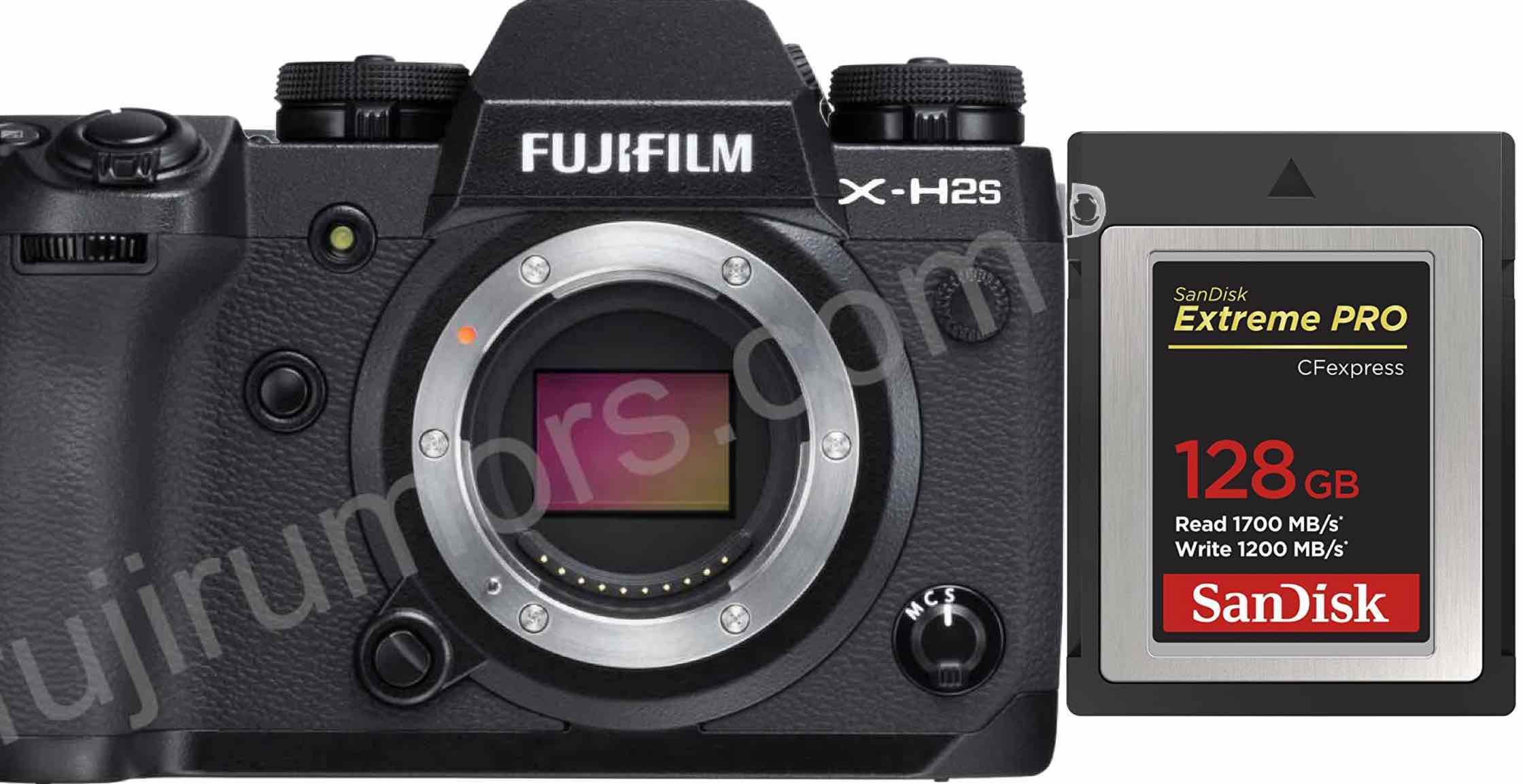 Tin đồn: Fujifilm X-H2S sẽ tương thích với thẻ nhớ CFexpress