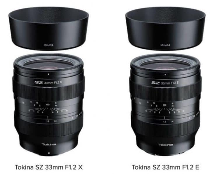 Tokina ra mắt ống kính SZ 33mm F1.2 mới dành cho các máy ảnh Fujifilm X
