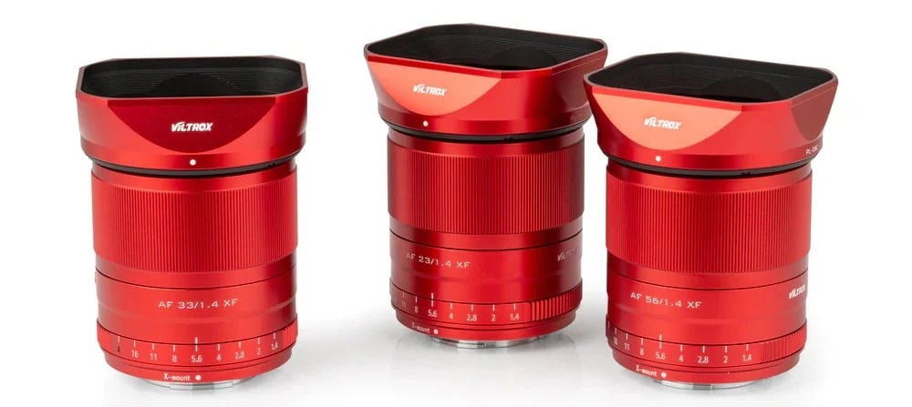 Viltrox đang sản xuất ống kính một tiêu cự phiên bản giới hạn có màu đỏ và trắng cho Fujifilm X
