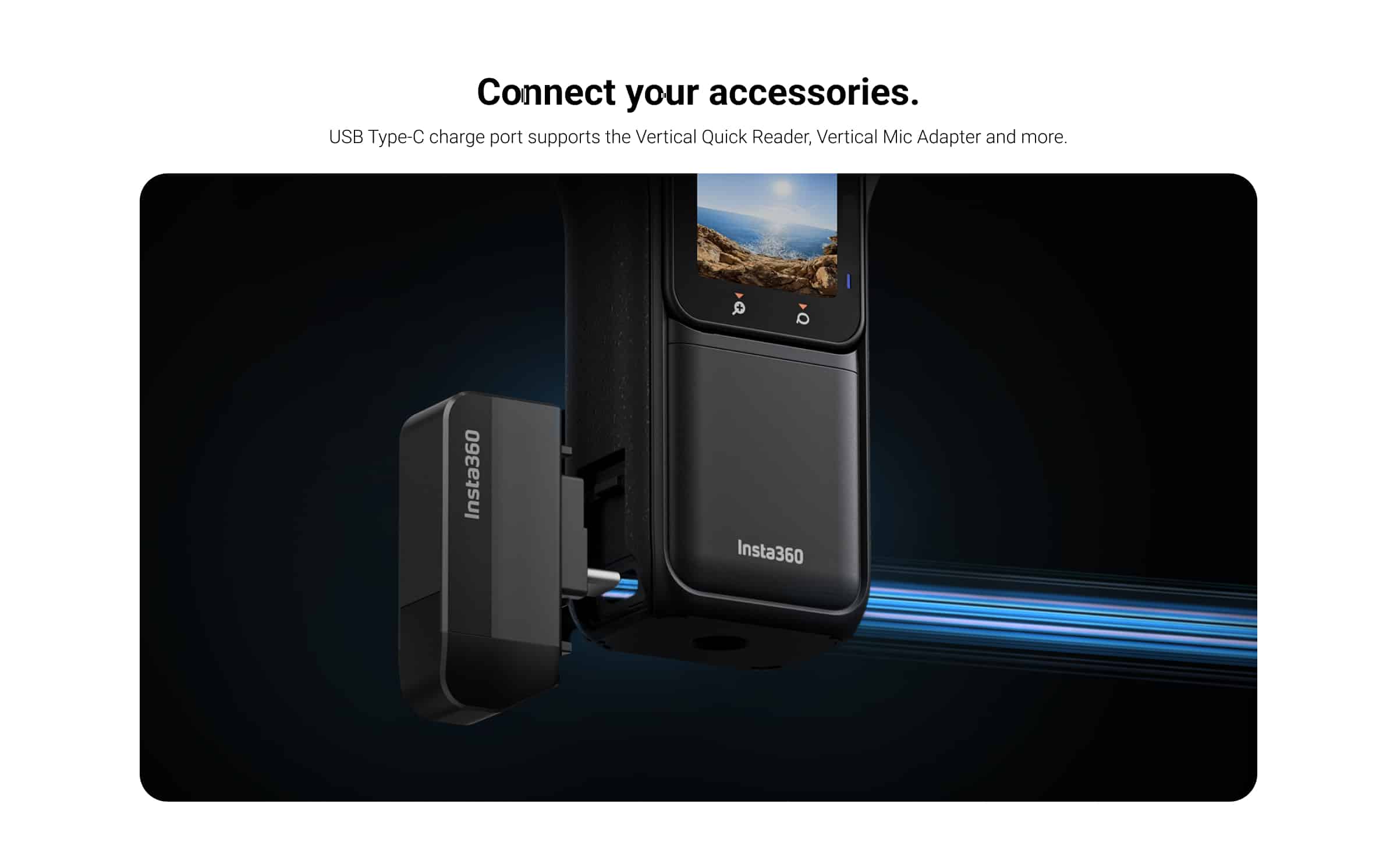 Insta360 ONE RS Vertical Battery Base01