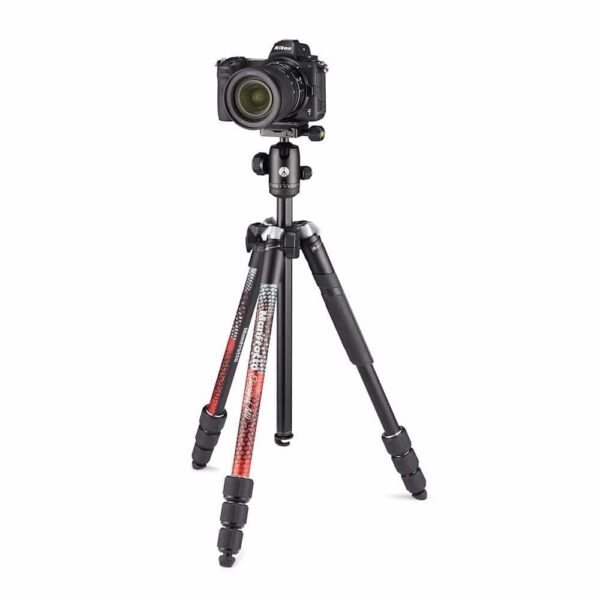 Chân máy ảnh Manfrotto Element Mark II 4-S (Red)