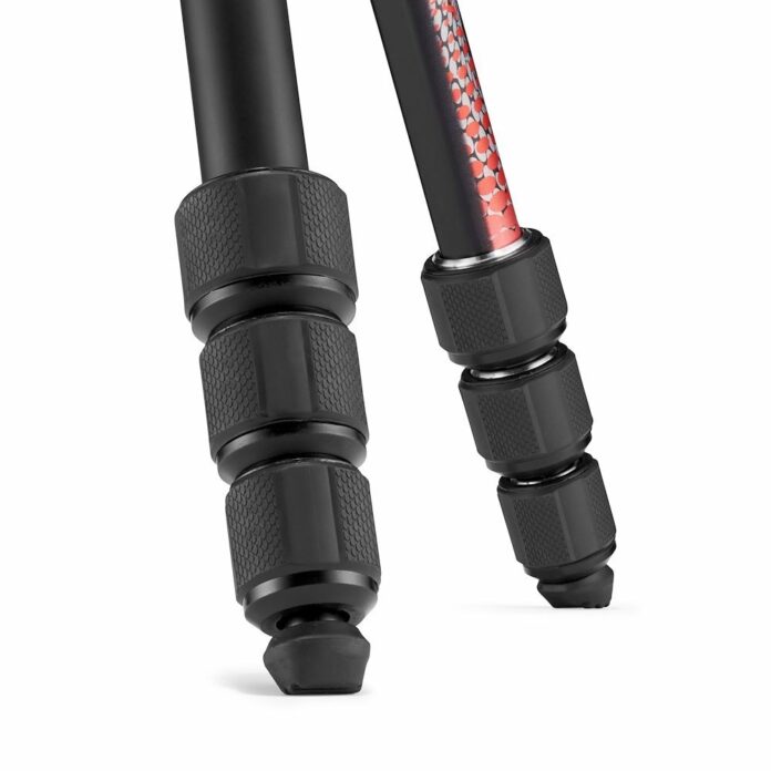 Chân máy ảnh Manfrotto Element Mark II 4-S (Red)