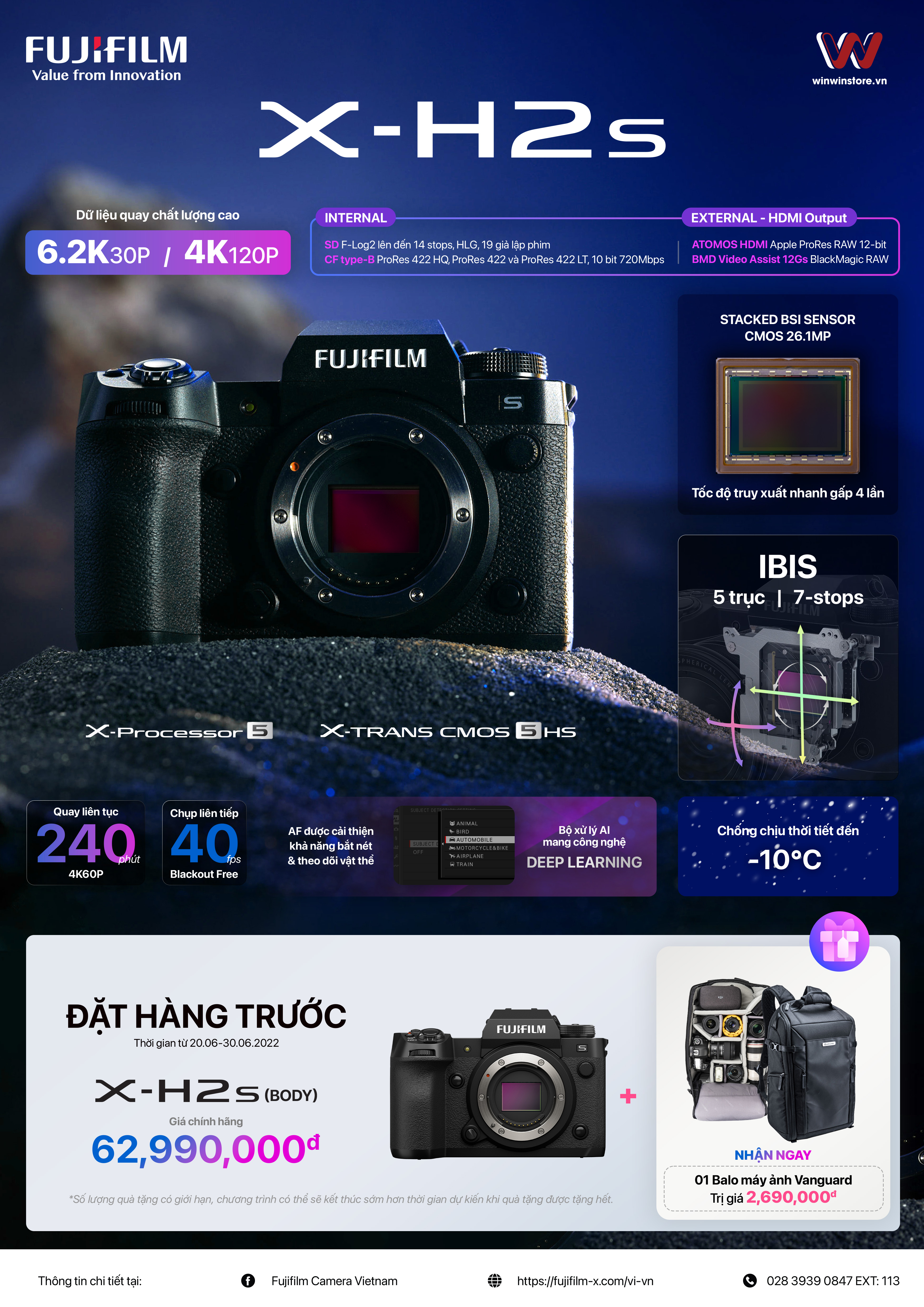 dat truoc fujifilm x h 2s