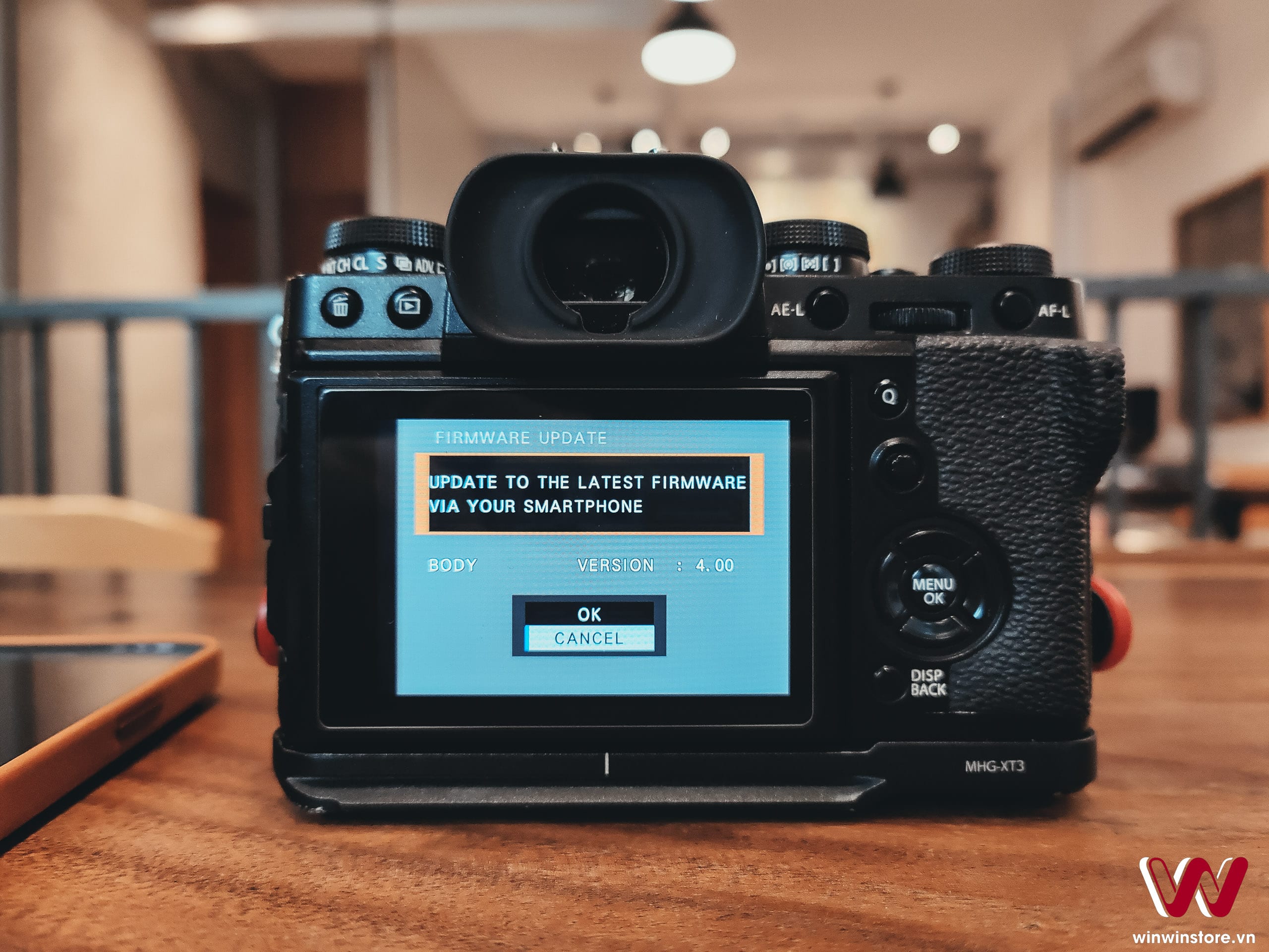 Hướng dẫn cập nhật firmware máy ảnh Fujifilm bằng điện thoại