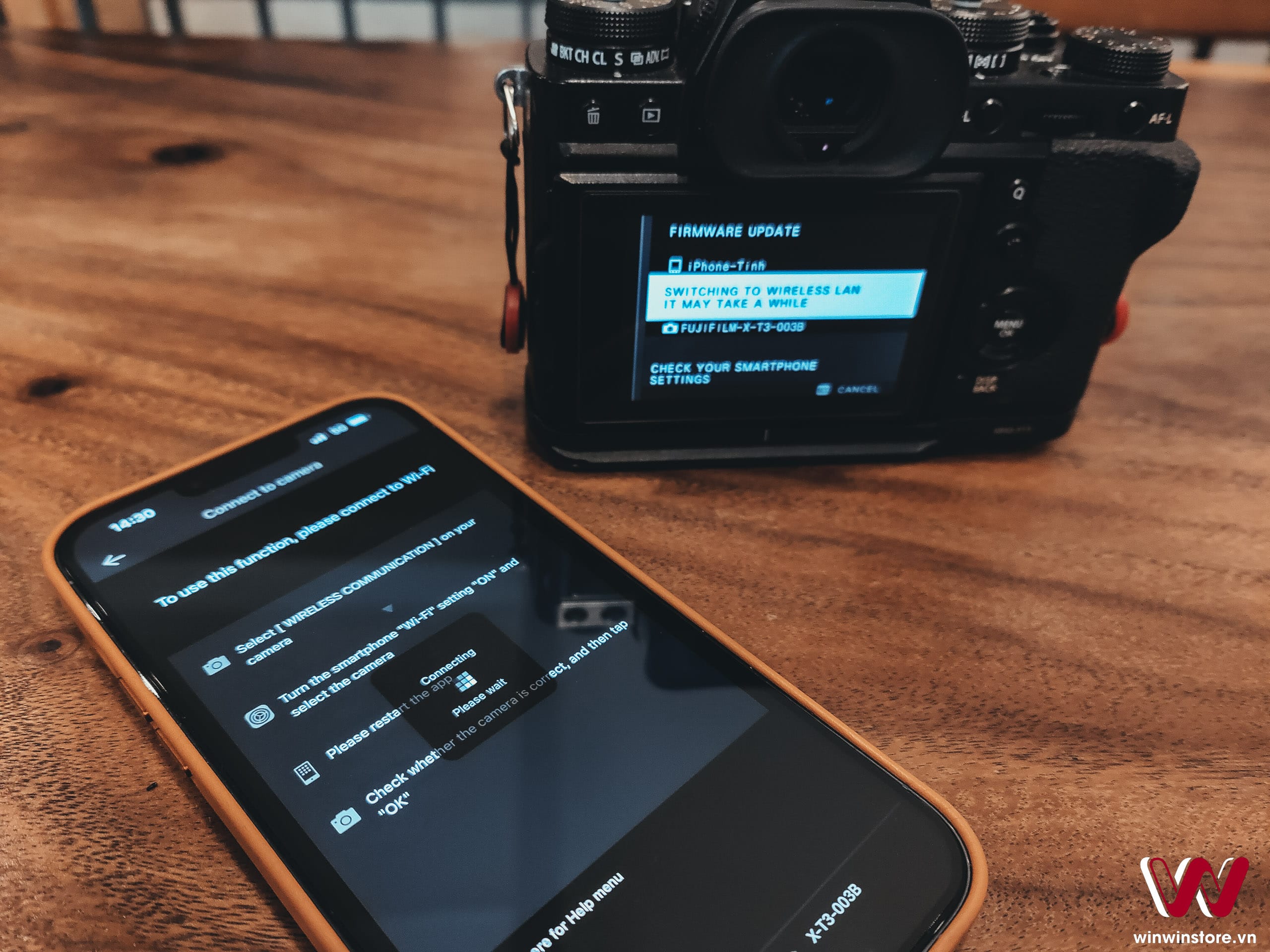 Hướng dẫn cập nhật firmware máy ảnh Fujifilm bằng điện thoại