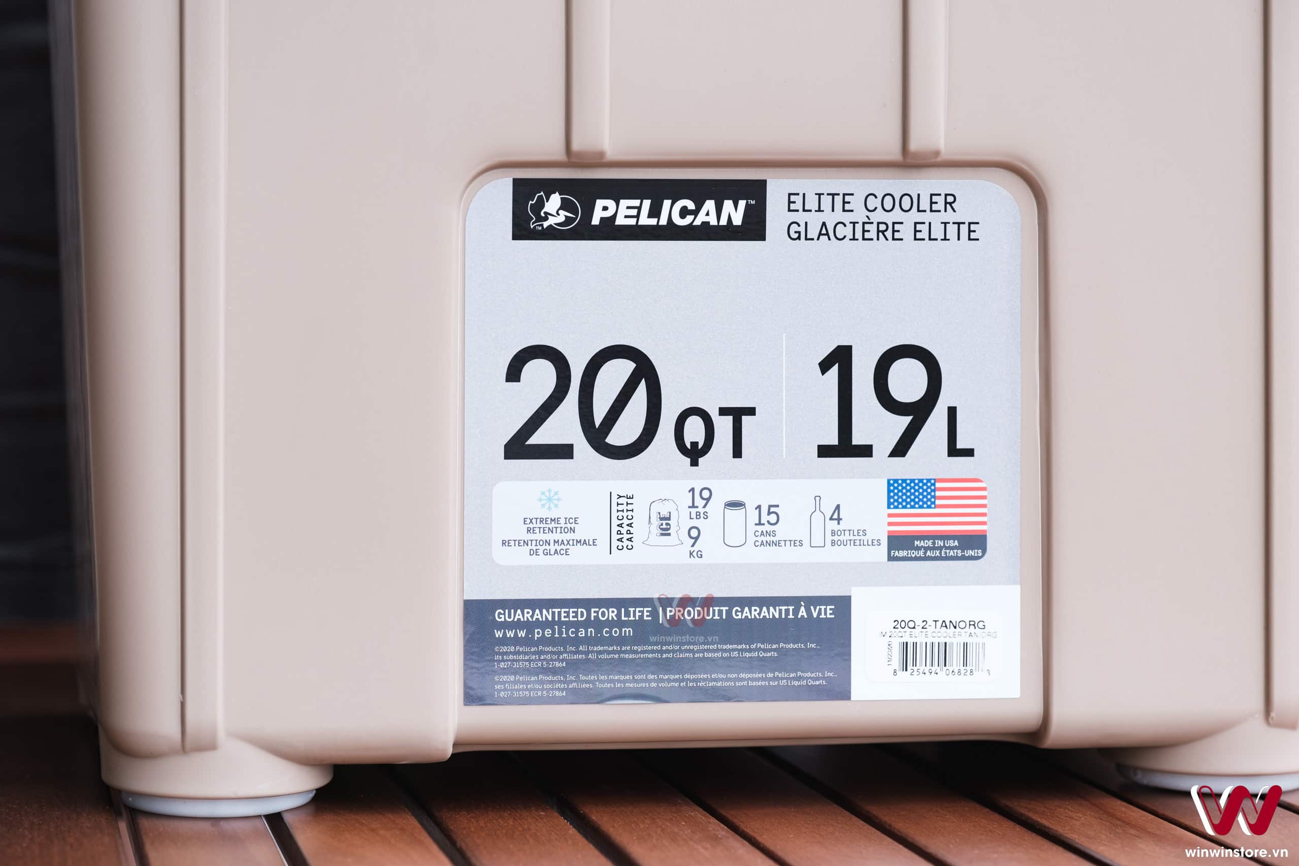 Pelican 20QT Elite winwinstore 9036