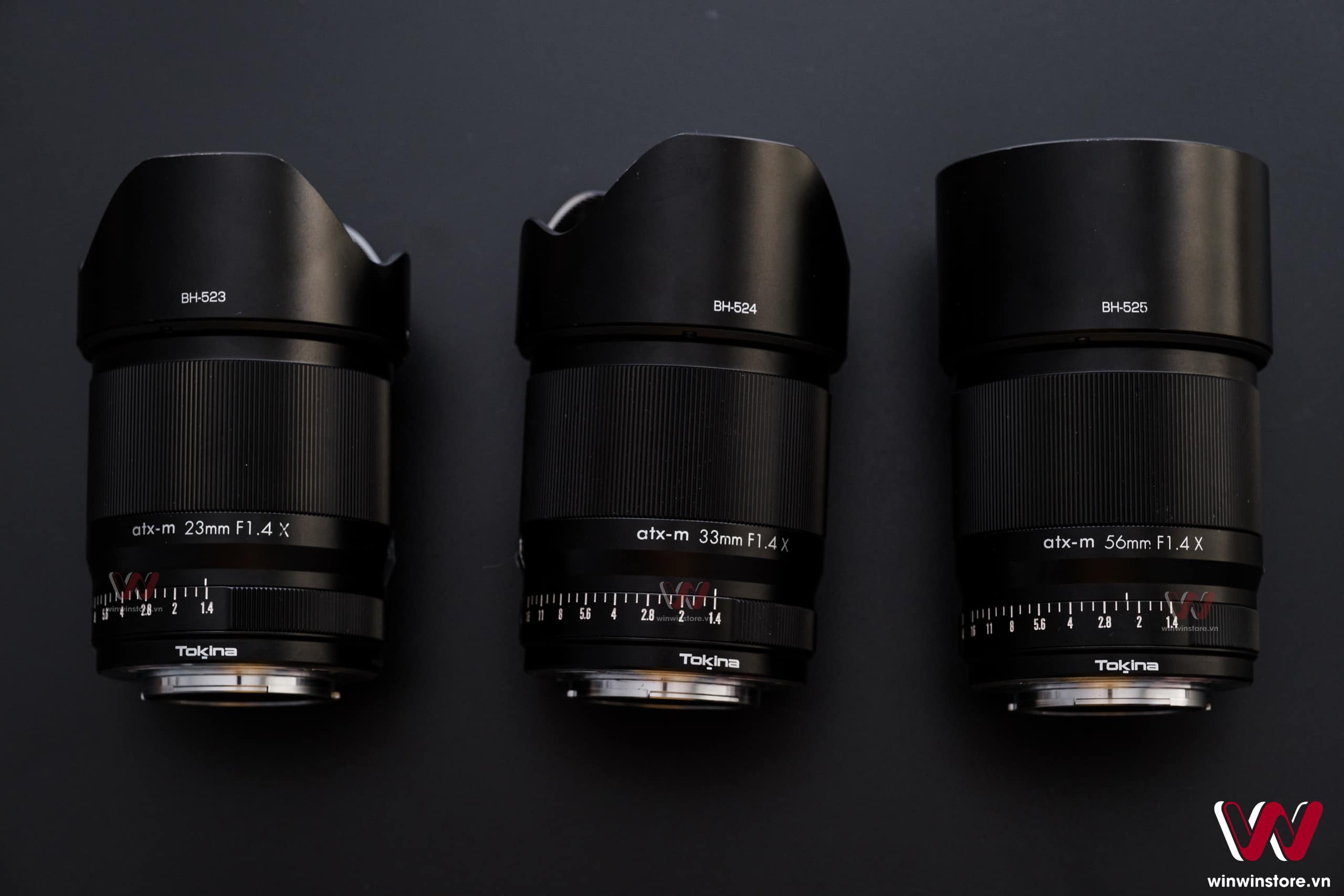 Trên tay bộ ba ống kính Tokina 23mm F1.4, 33mm F1.4 và 56mm F1.4 dành cho máy ảnh Fujifilm ngàm X