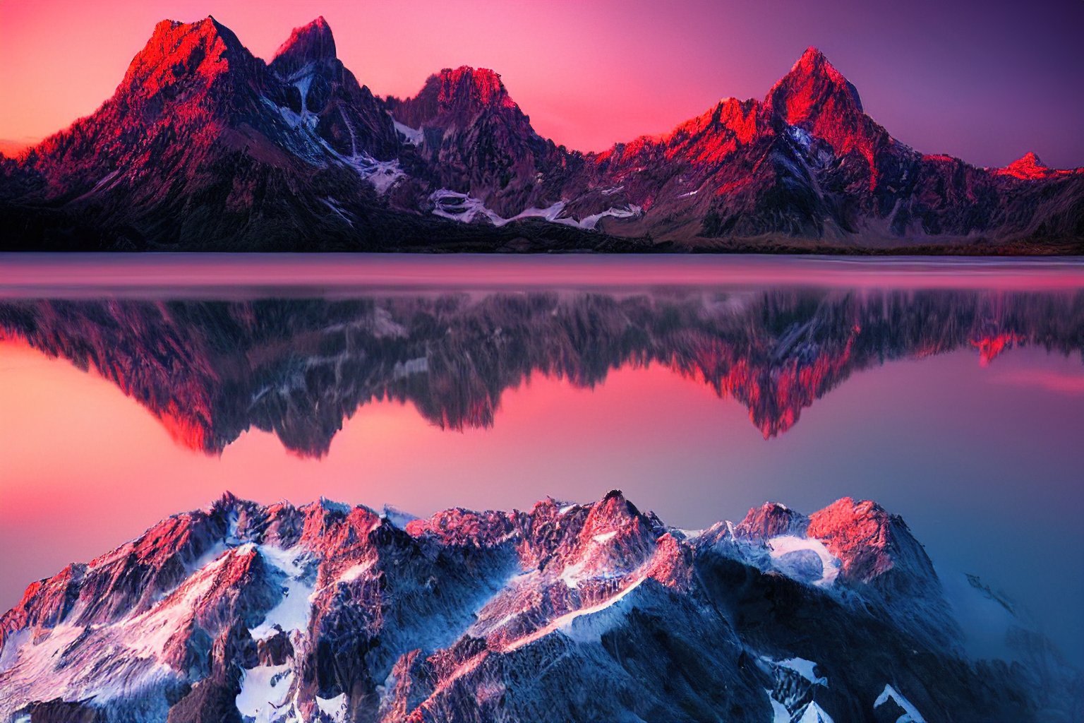 Những bức ảnh phong cảnh đẹp được tạo ra bởi AI