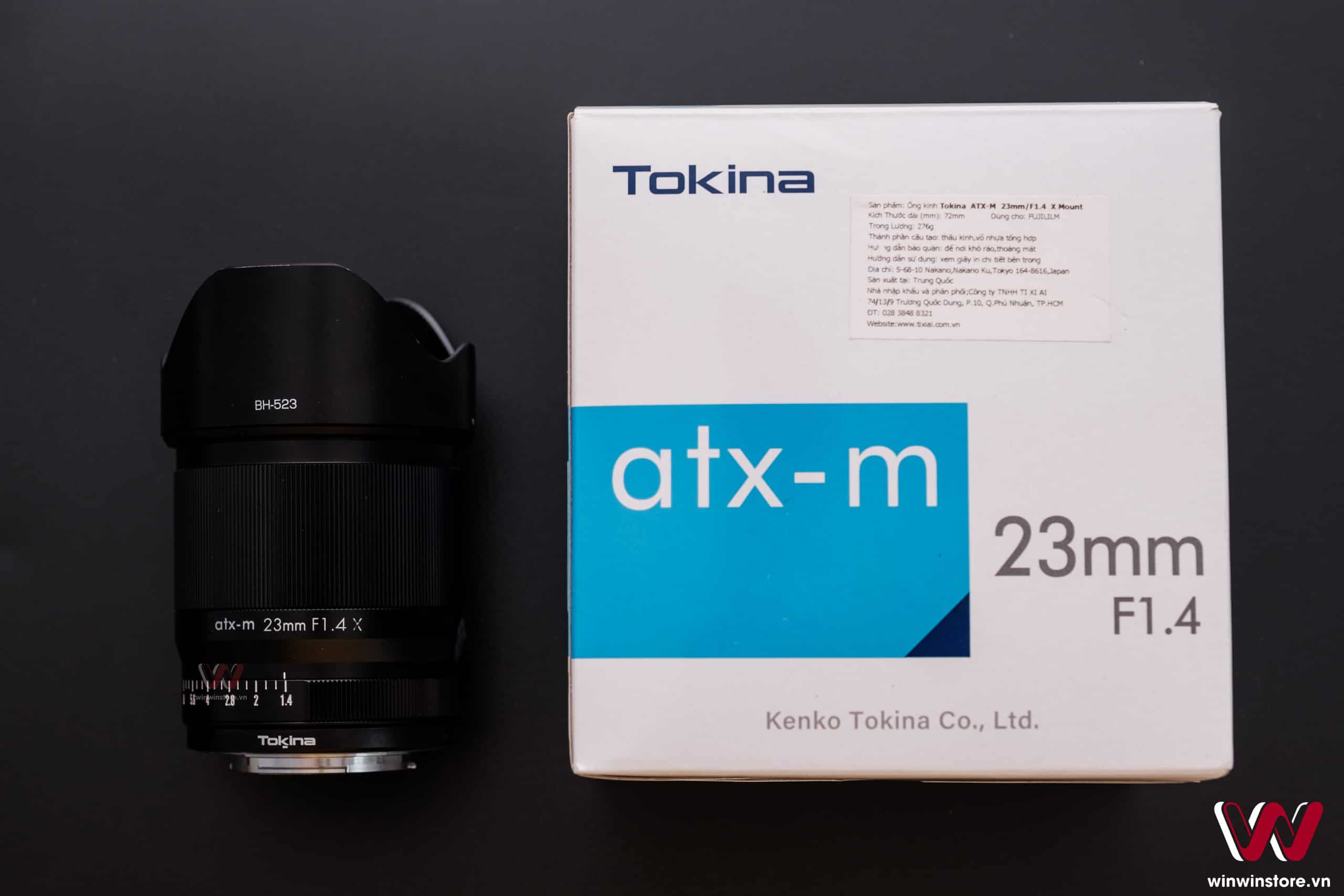 Ống kính Tokina atx-m 23mm F1.4 cho Fujifilm X