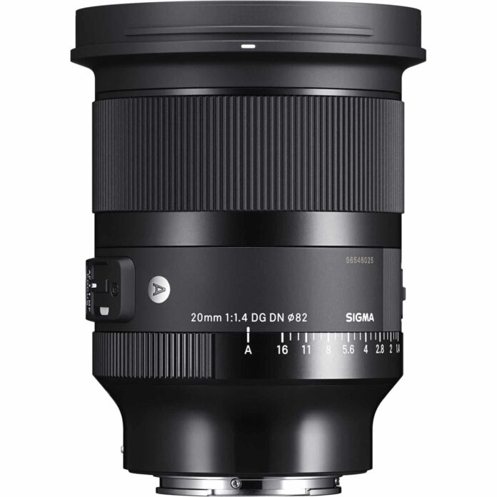 Ống kính Sigma 20mm F1.4 DG DN Art cho Sony E