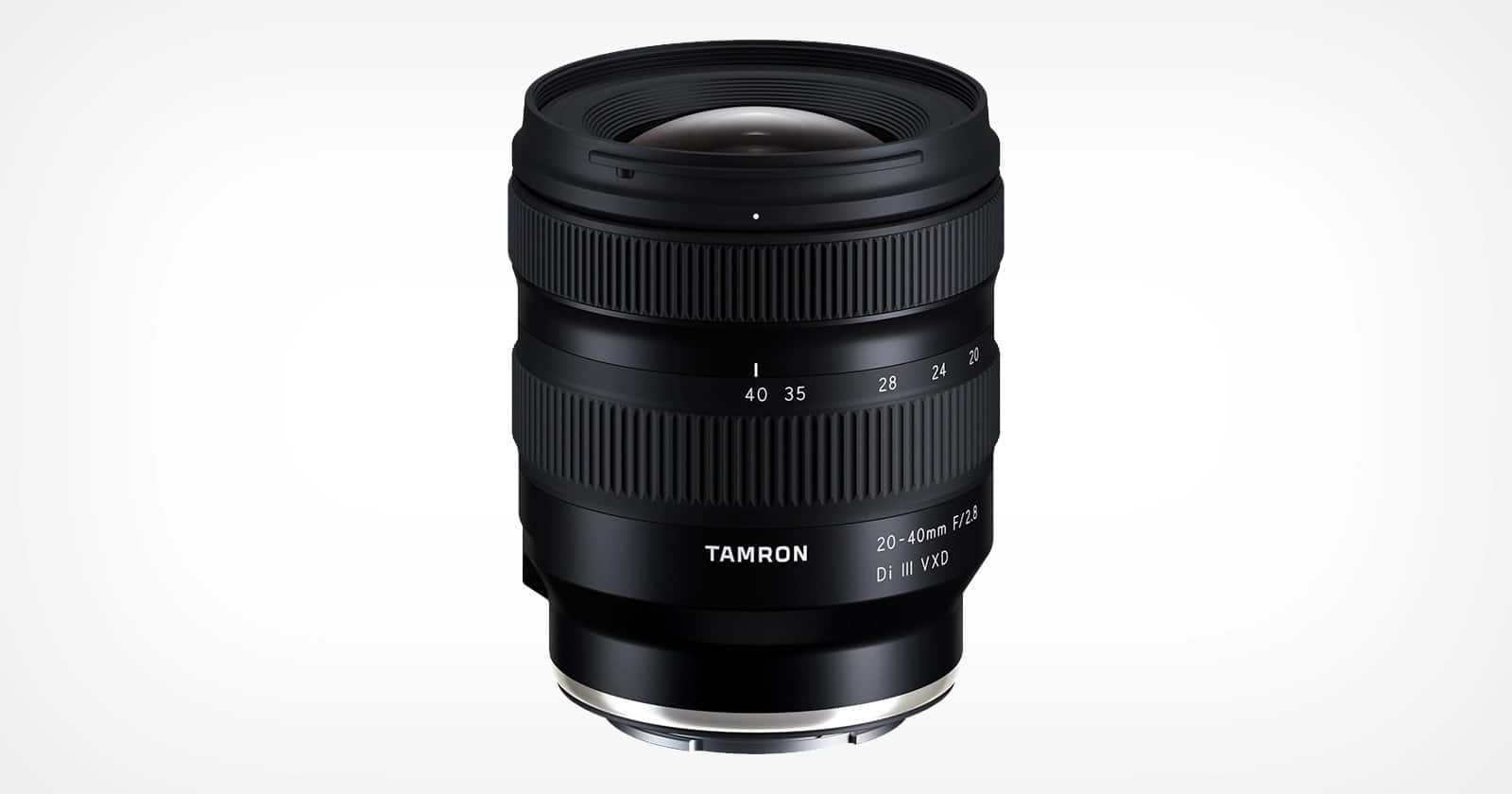 Tamron ra mắt ống kính 20-40mm F2.8 cho Sony E, ống kính nhỏ và nhẹ nhất trong phân khúc