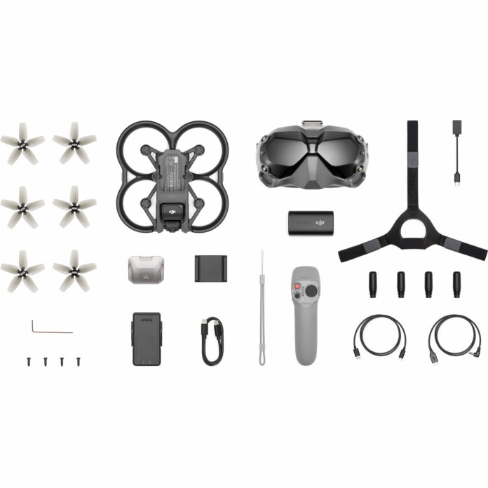 DJI Avata Fly Smart Combo với kính FPV Goggles V2