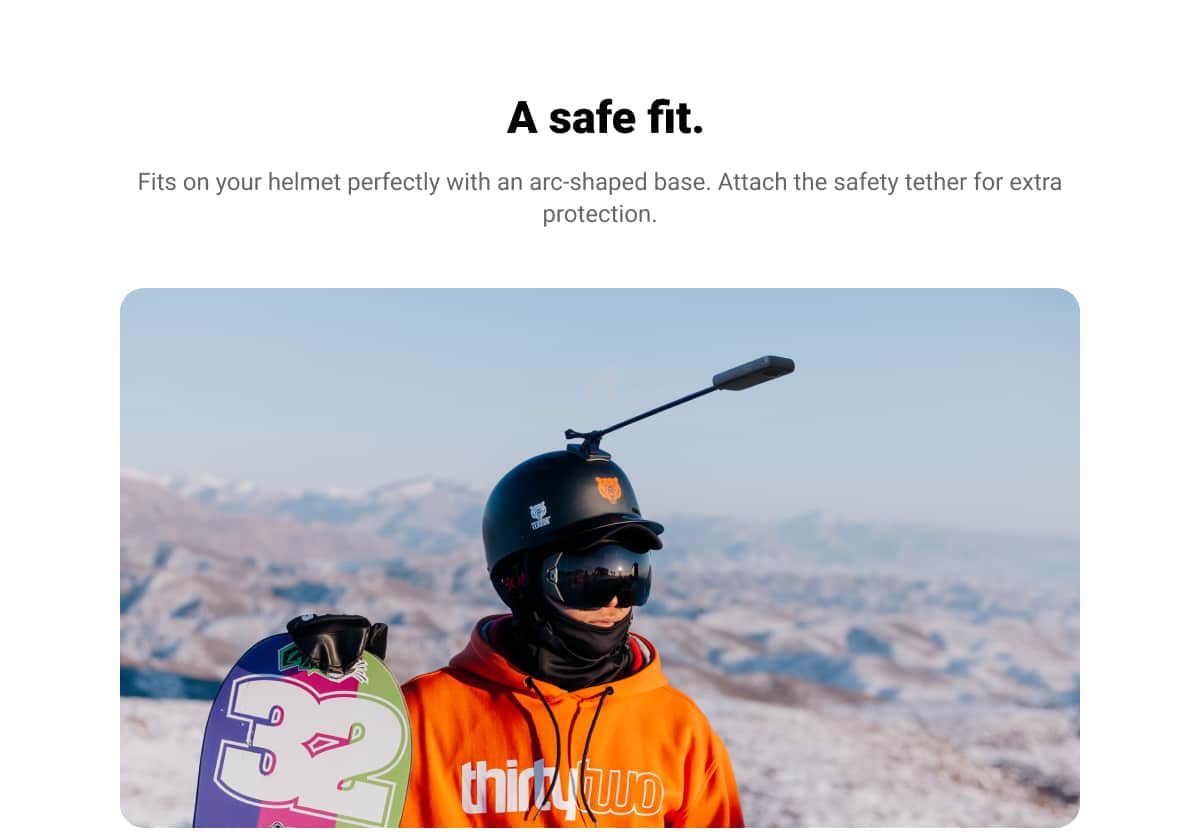 Ngàm gắn nón bảo hiểm Insta360 Carbon Fiber Mount